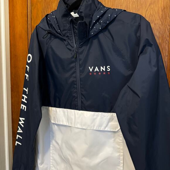 Vans Off the Wall Windbreaker Light Jacket Skater Small Outdoor Gorpcore - Picture 2 of 15